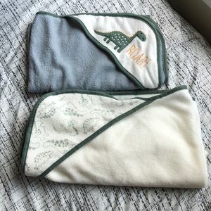 Dinosaur infant towels
